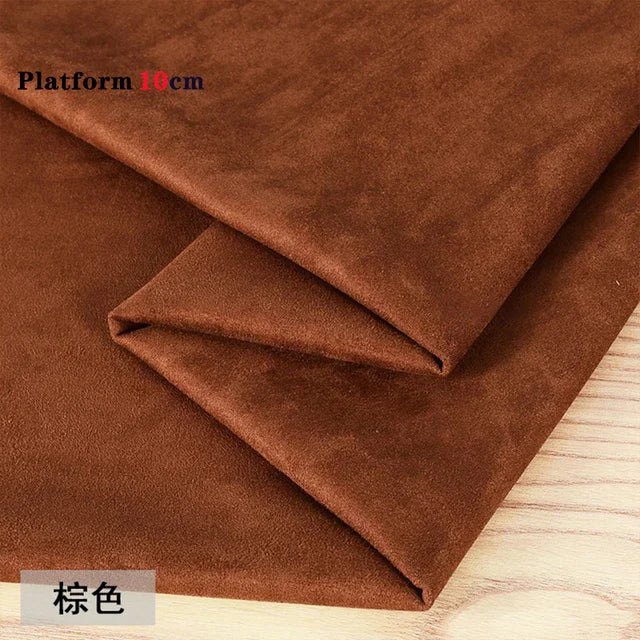 Women Pole Dance Shoes Training Protective Cover Overshoes Platform 10CM Sandals Protectors Suede Wear-Resist Boots Shoes Cover