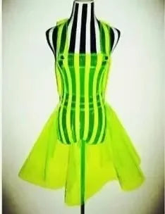 Sexy PVC Holographic Dress Women\x27s Vestido Summer Lady Clear Vinly Plastic Clothes Party Gothic Red Green Blue And Orange