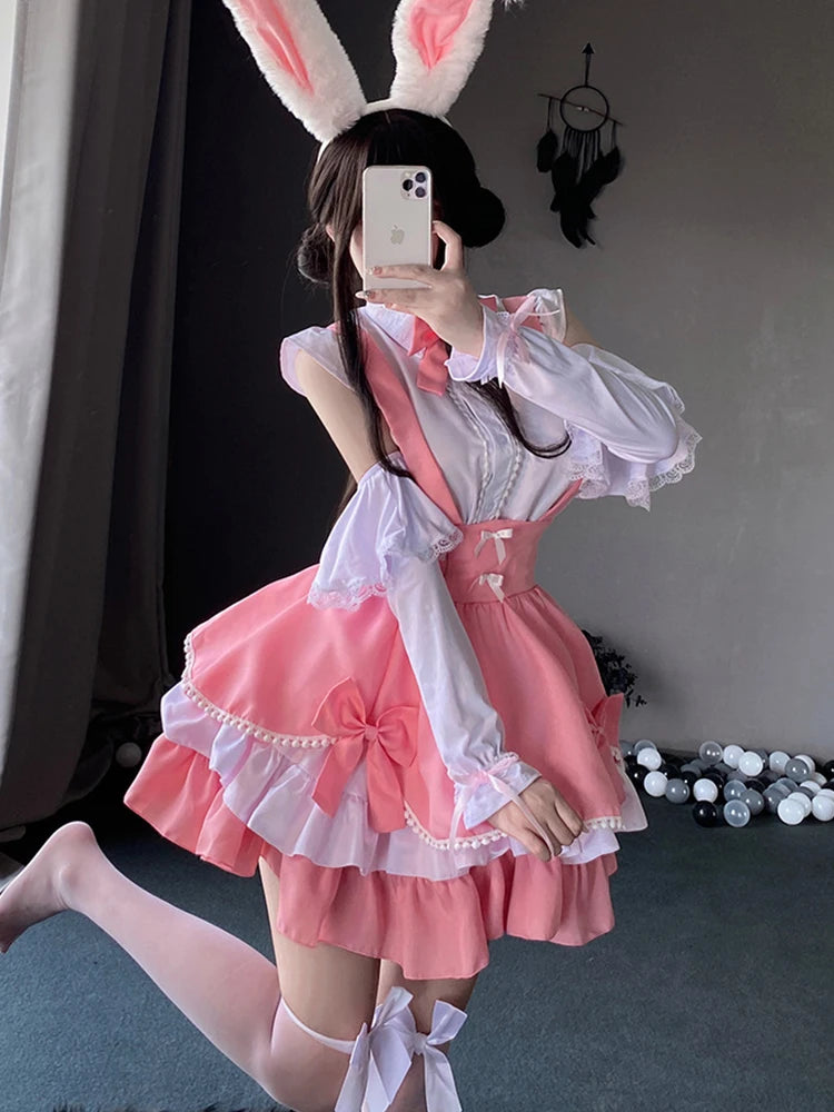 Sexy Lingerie School Student Uniform Role Play Costume Women Cute Mini Skirt Tight Blouse Set Porn College Girl Cosplay Anime