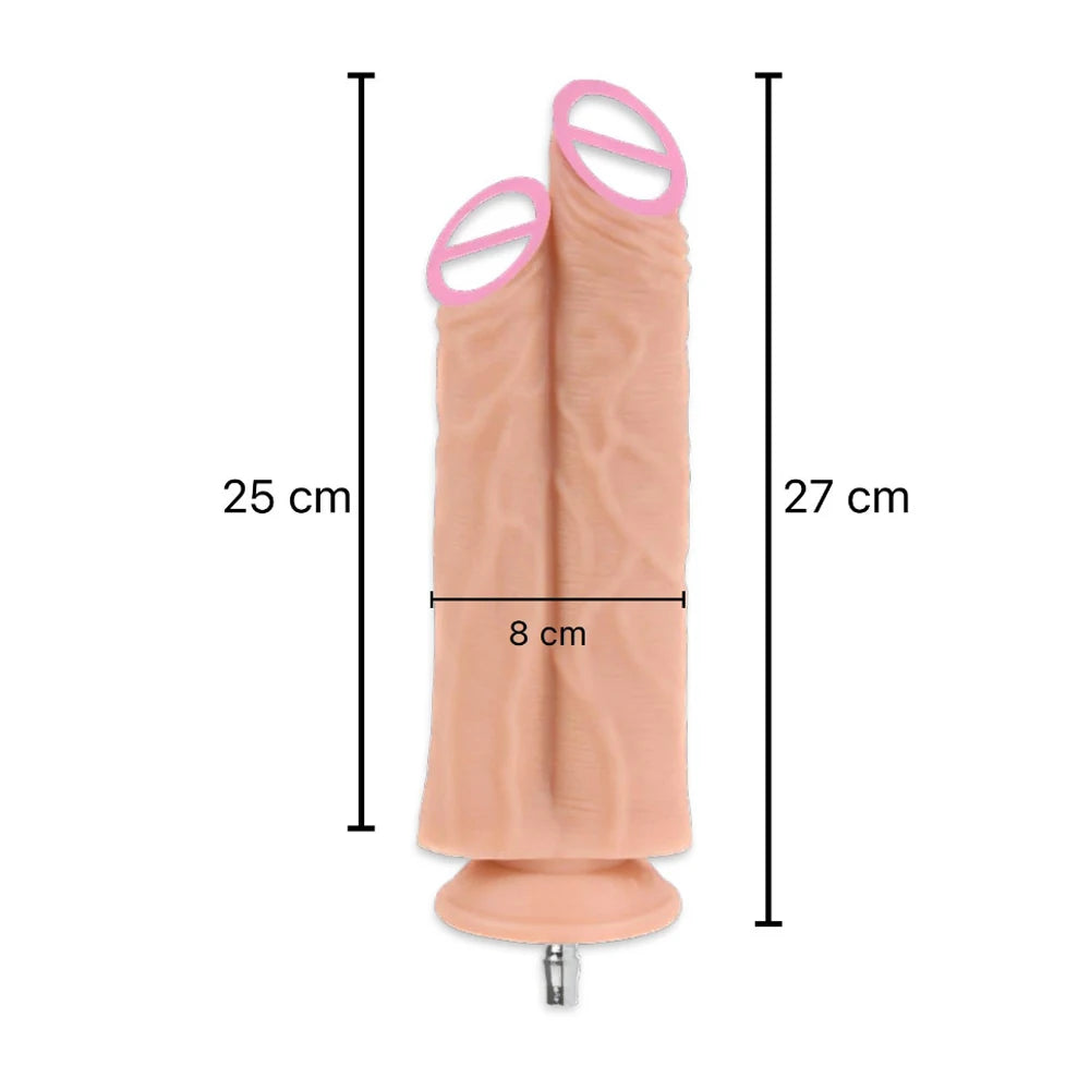 ROUGH BEAST Vac-u-lock Plug Double Dildos for Sex Machine Masturbation Machine Attachment for Women Sex Toy Strap on Two Dildo
