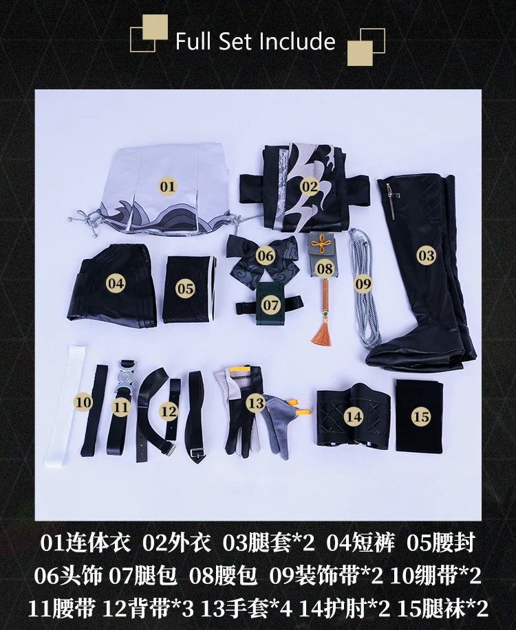 COS-HoHo Wuthering Waves Heroine Rover Game Suit Sexy Lovely Uniform Cosplay Costume Halloween Party Role Play Outfit Women