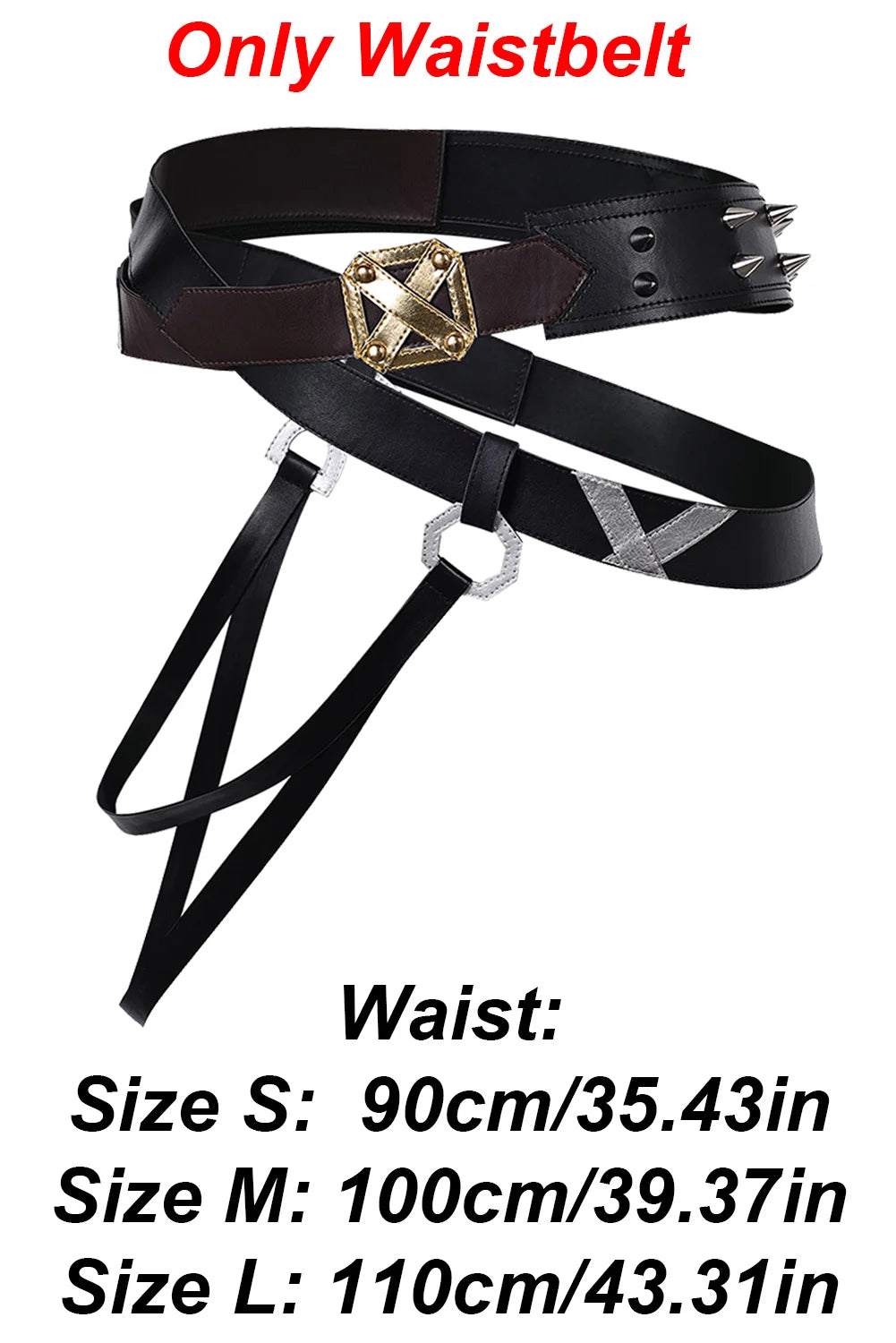 Arcane Jinx Double Layer Waist Belt With Strap 2024 Game LoL TV 2 Cosplay Costume  Adult Women Roleplay Fantasia Props Female
