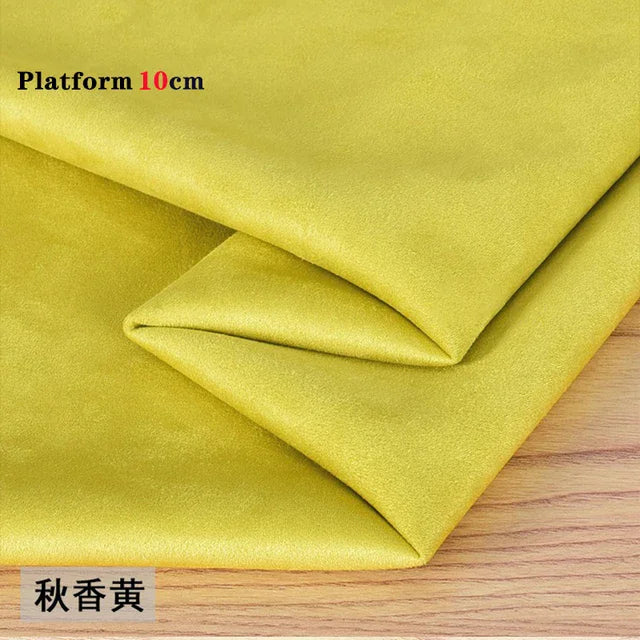 Women Pole Dance Shoes Training Protective Cover Overshoes Platform 10CM Sandals Protectors Suede Wear-Resist Boots Shoes Cover