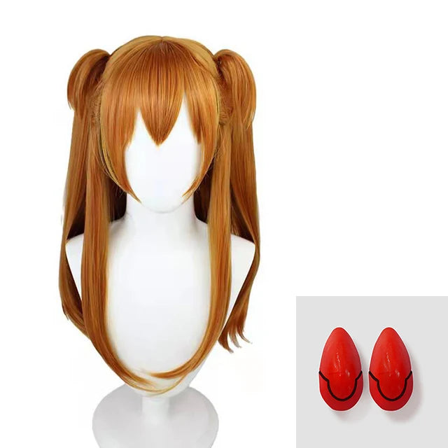 Asuka Langley Soryu Cosplay Costume Wig Hair Clips Rei Ayanami Cosplay Girl Women Halloween Loli Clothing Accessory