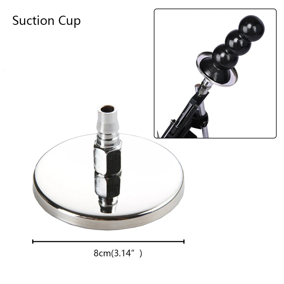 ROUGH BEAST Vac-U-Lock Sex Machine Metal Accessories for Automatic Quick PlugInMasturbation Machine Women and Man Sex Toy Adapter