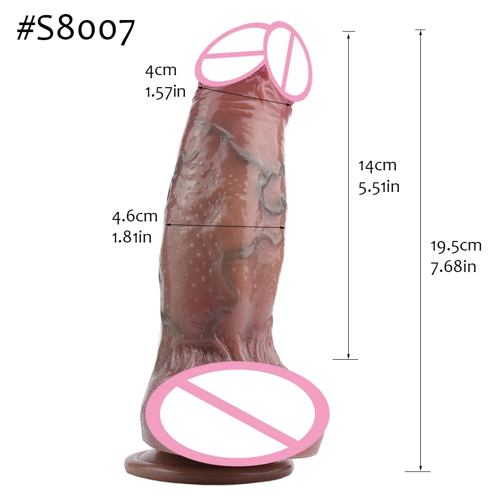 ASHBURN Skin Touch Lifelike Squirting Penis Silicone Ejaculation Realistic Dildo Sex Toys For Women Anal Plug Flirting Masturbate