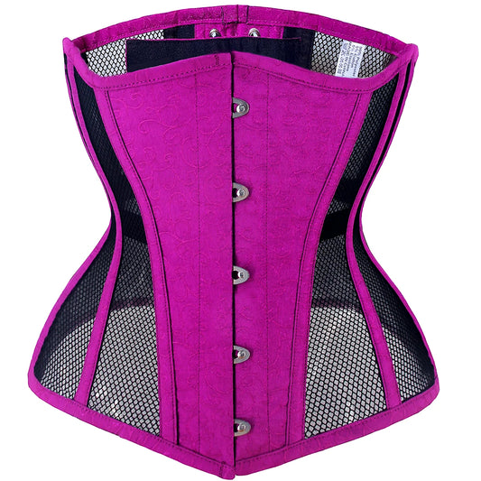 Elegant Underbust Corset Bustier Lace-Up Waist Trainer Corset for Evening Dress Shapewear