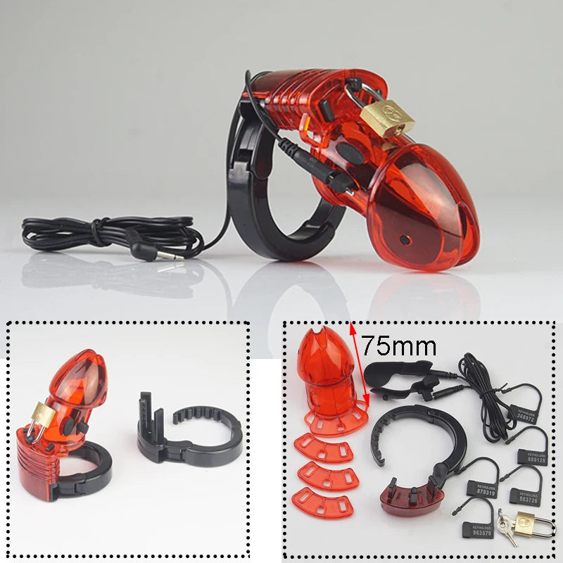 Electro Nipple Clamps Cockring,Electrostimulation Anal Butt Plug, Electric Shock Penis Ring/Plug Stimulation,E stim BDSM Sextoys