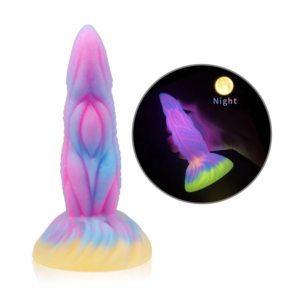 ASHBURN Big Monster Dildo Alien Design – Soft Silicone Dildo with Suction Cup