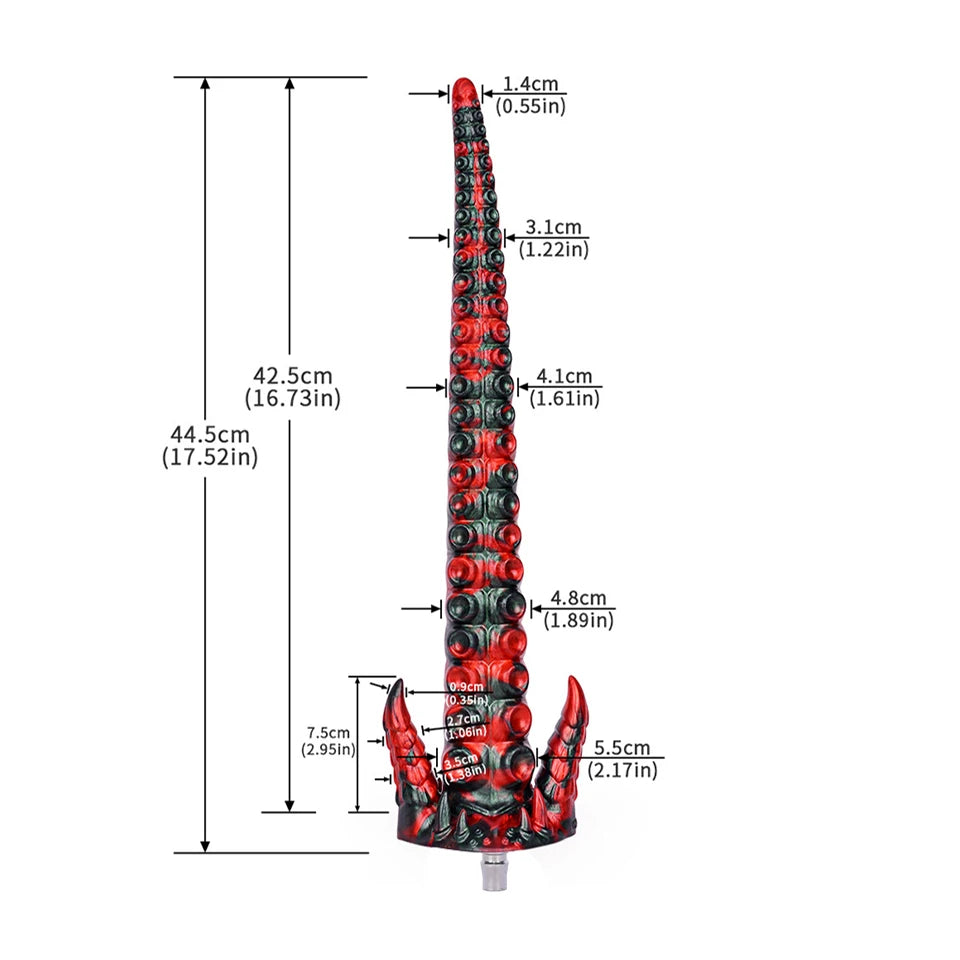 ROUGH BEAST Colorful Dildo for Quick Plug/Vac-u-lock Sex Machine Silicone Dildo Anal Plug Adult SM Game for Women and Men