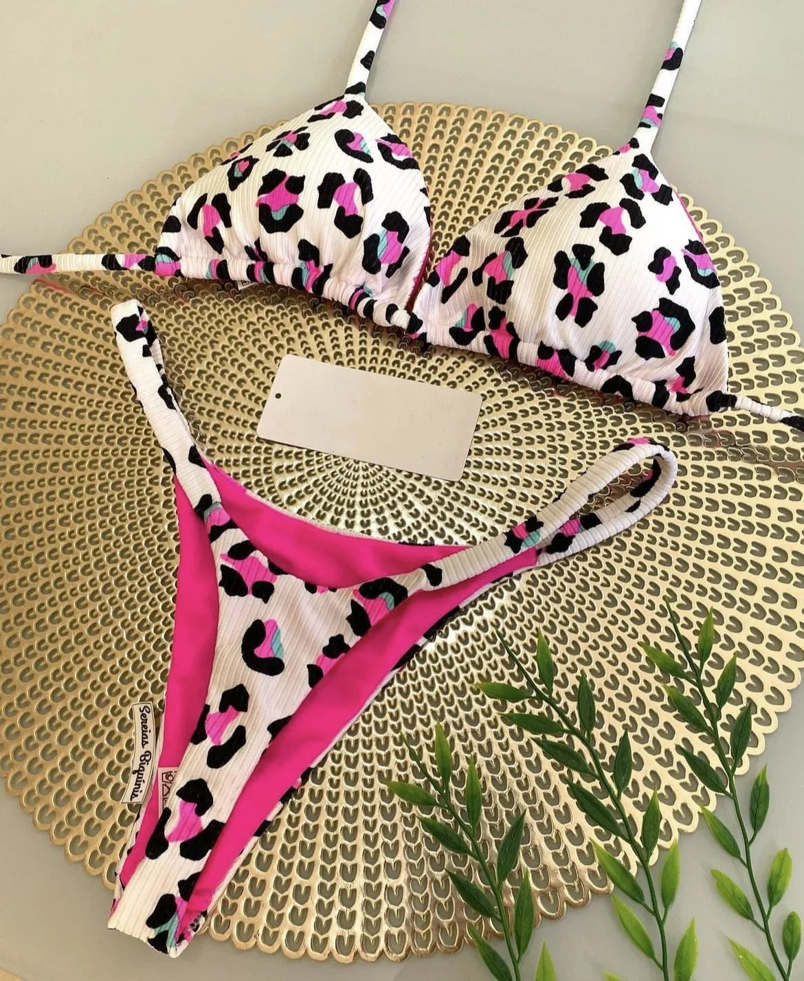 Two-pieces Thong Bathing Suit Biquinis