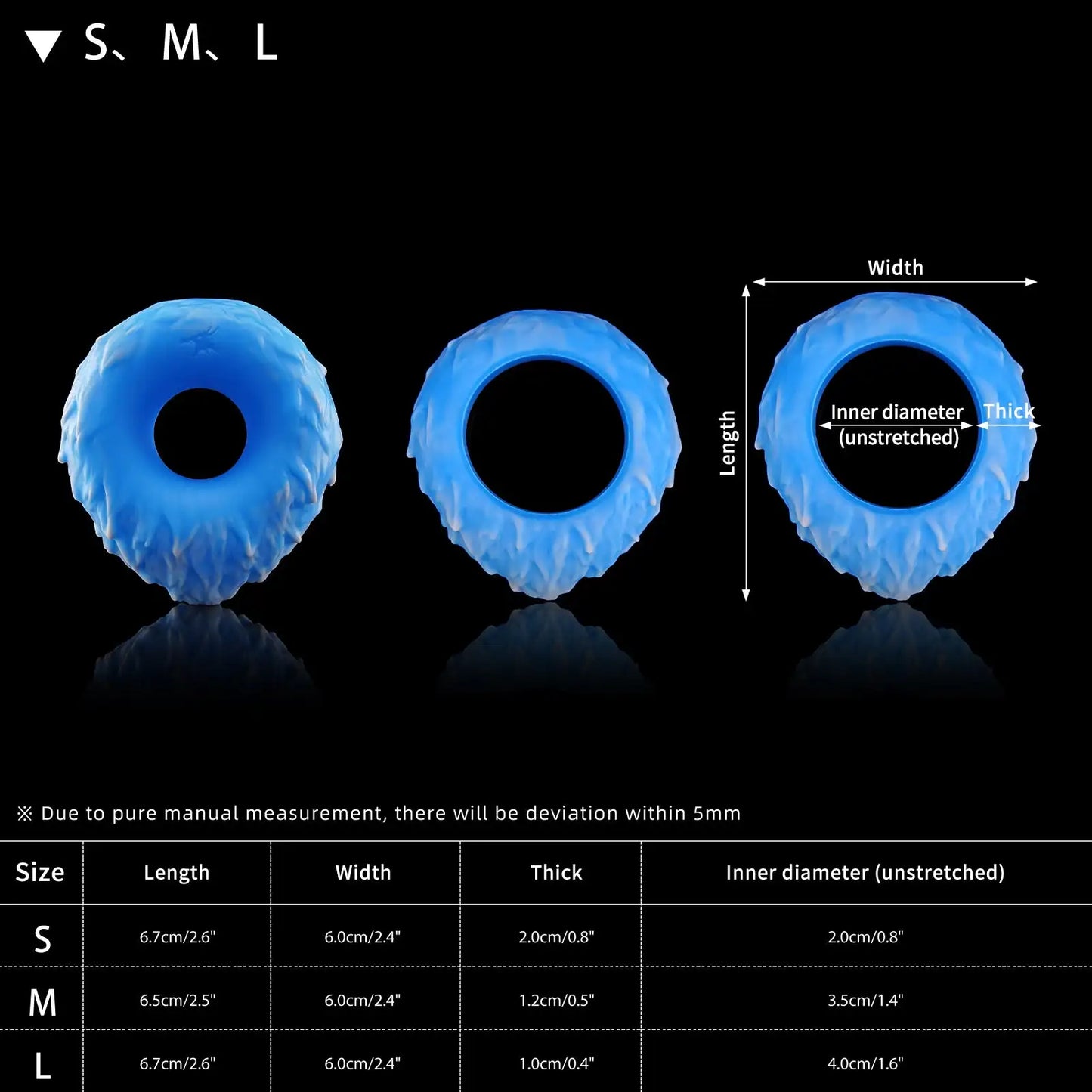 GRAE'S RING High Elasticity Penis Rings Cock Rings for Men Stronger Erection Delay Ejaculation Time Lasting Sexual Enhancement