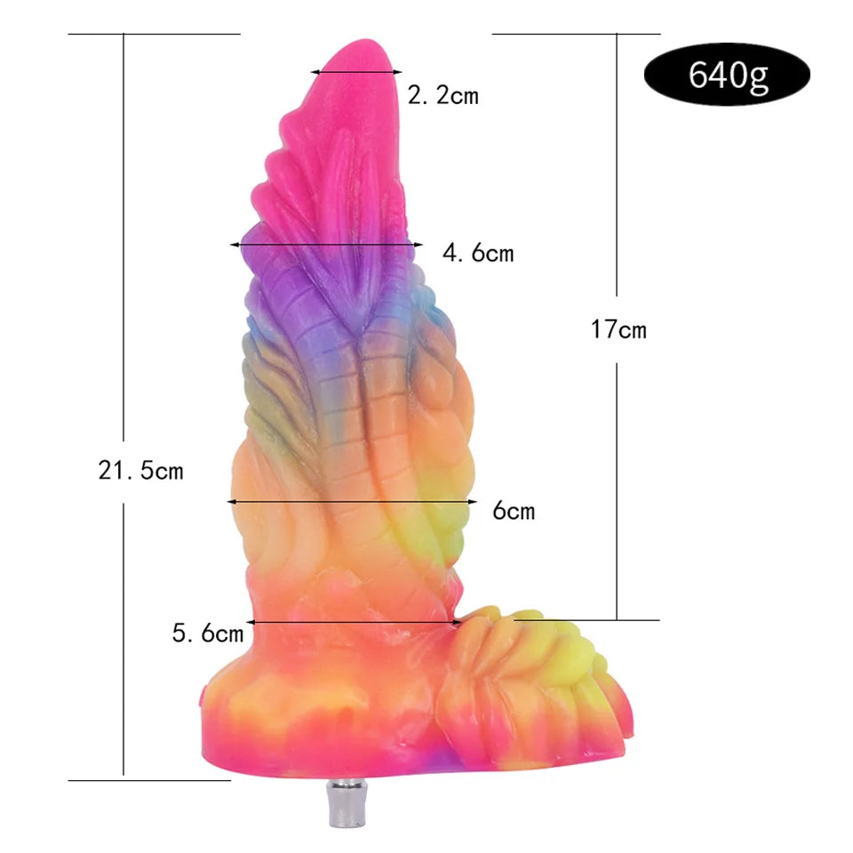 ASHBURN ROUGH BEAST Luminous Dildos for Vac-u-lock Sex Machine Dildo Glow In The Dark Night Color Fluorescent Dildos for Women Anal Toy
