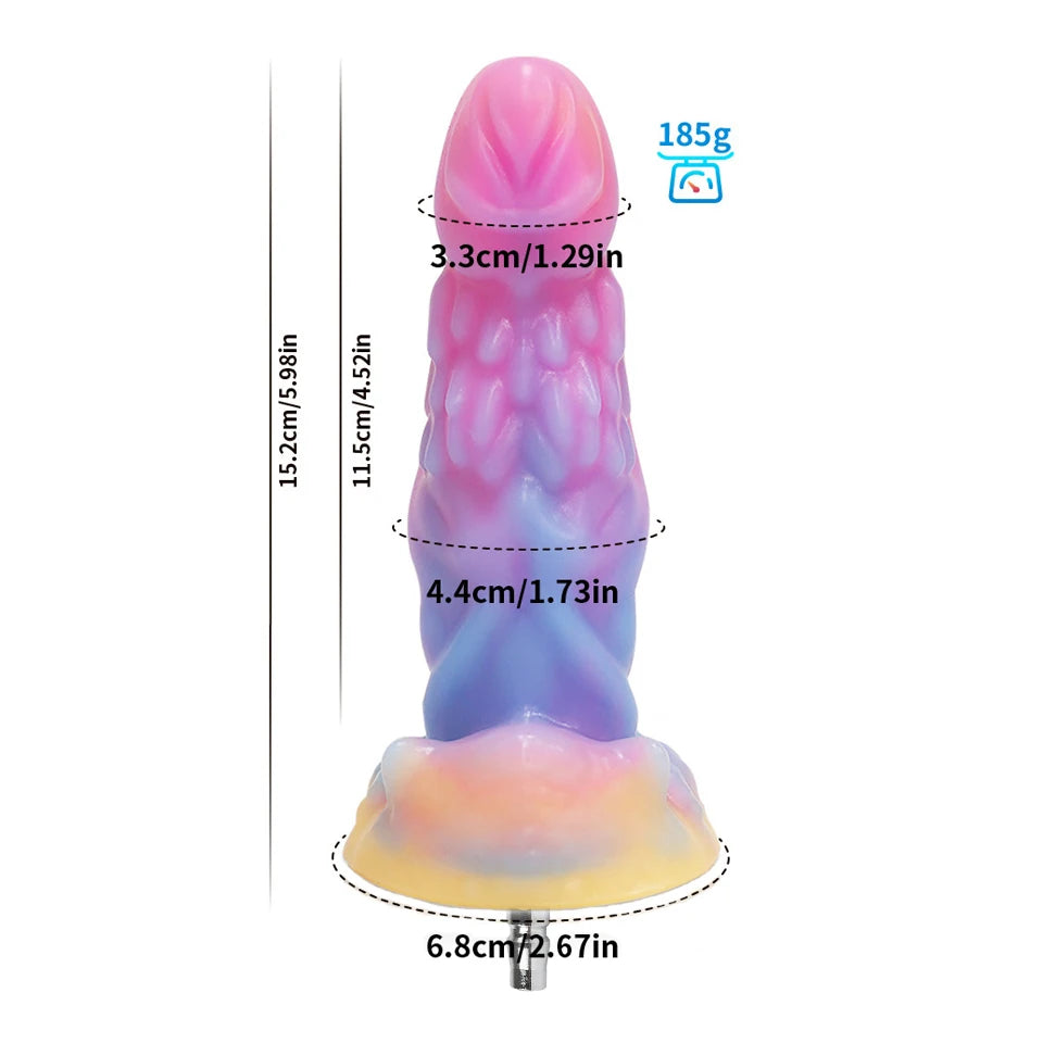 ROUGH BEAST Sex Machine Dildo Attachment Liquid Silicone Soft Anal Plug for Vac-U-Lock Masturbation Machine Women Men Sex Toyso