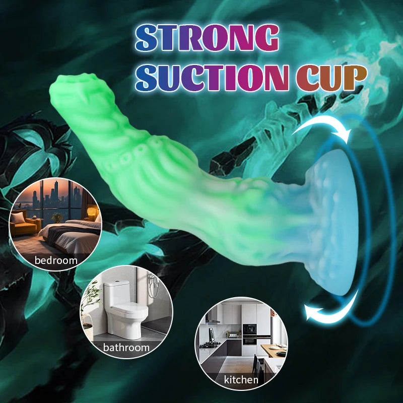 ASHBURN Monster Dildo For Women Silicone Knot Alien