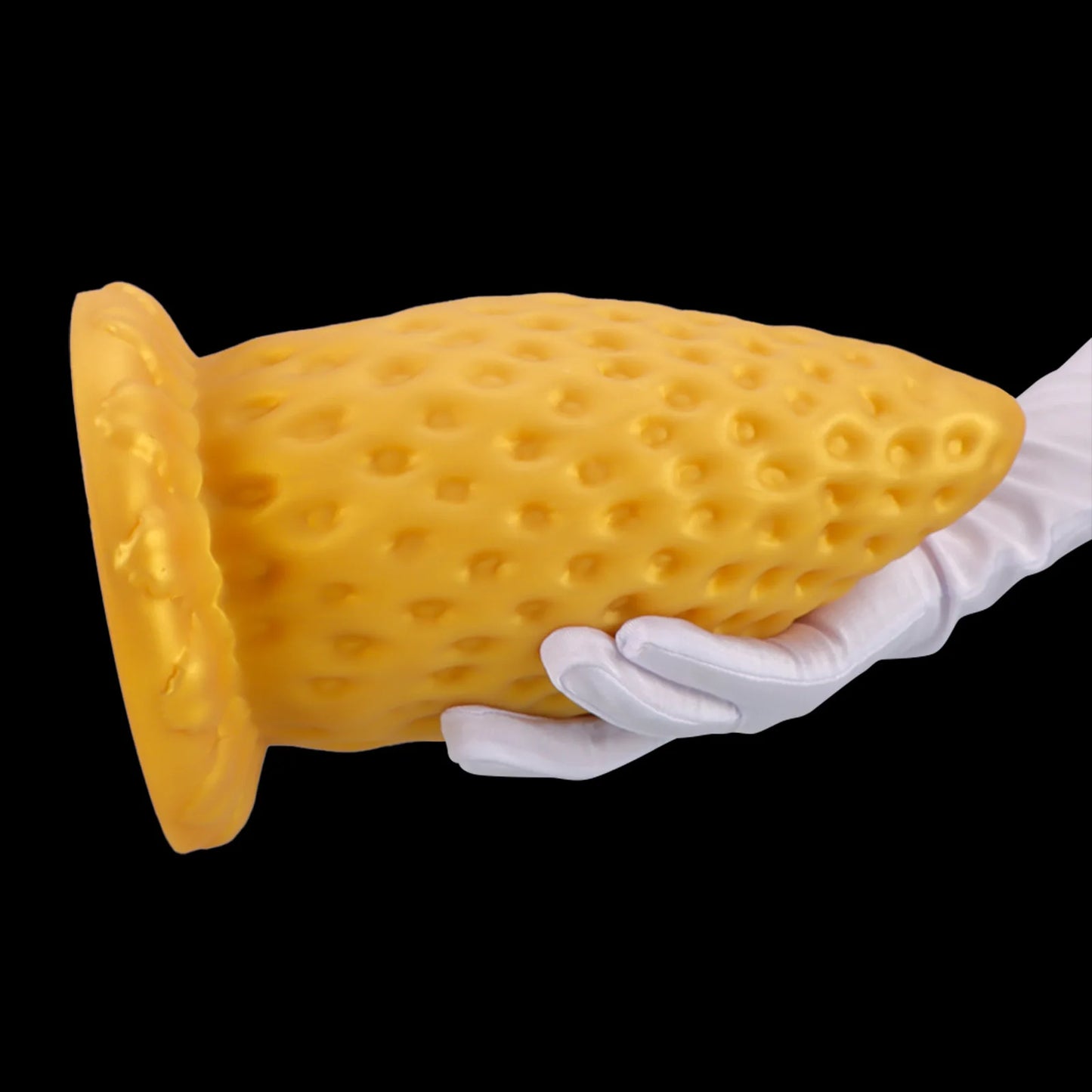 ASHBURN L-XXL 9.5 IN WIDTH  STRAWBERRY Plug Suction Cup Thick Dildo Toy Expander Sex Adults Woman Man