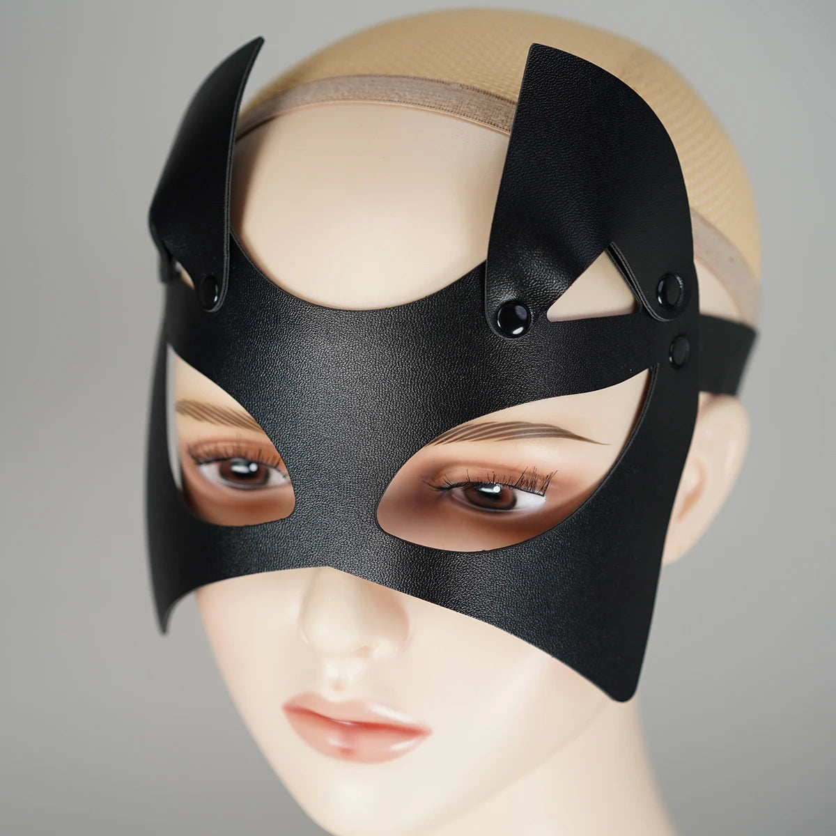 Women's Fashion Black Mask Gothic Halloween Masks Party Party Cat Masks Bold Women's Costume Face Accessories Valentine's Day Gi