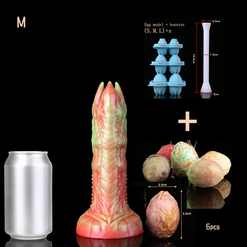 Ovipositor Dildo Masturbation Cup Dildo Lay eggs Enlargers Women Sex Toys