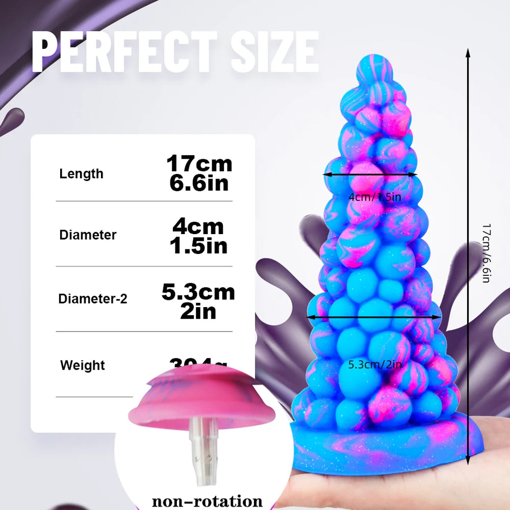 ASHBURN Silicone for Vac-u-Lock Machine VARIETY OF MONSTER SILICONE ATTACHMENTS
