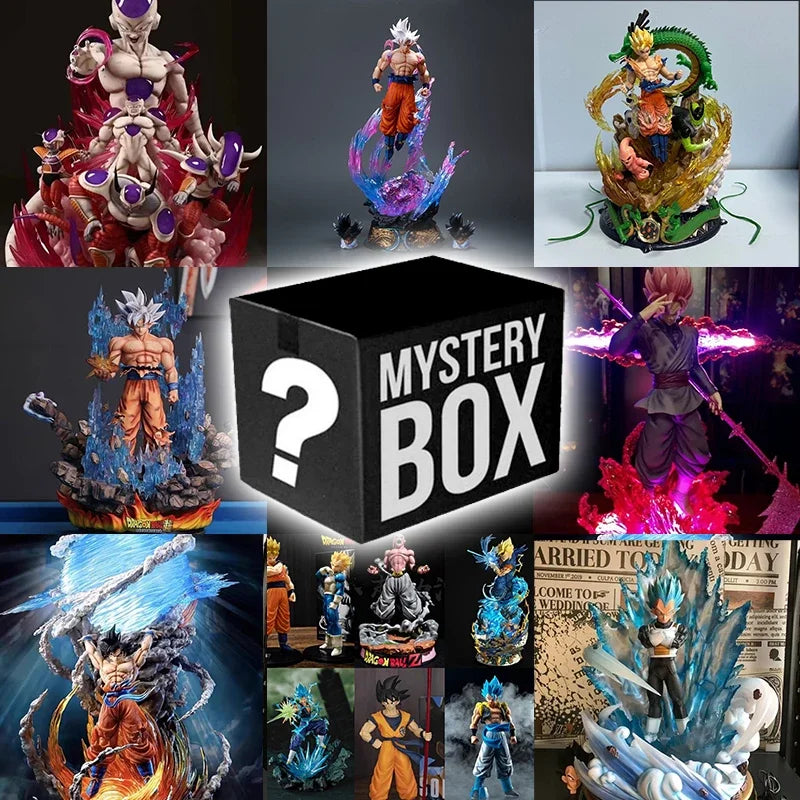 Dragon Ball Anime Figures Mystery Box Surprise Mystery Box Goku Frieza Vegeta Krillin Lucky Box Make Your Dream Come True