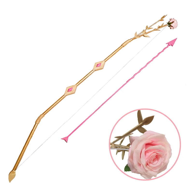 Kaname Madoka Cosplay Bow Arrow Rose Weapons Toy Props Puella Magi Madoka Magica Uniform Accessory Anime Halloween Party Gift