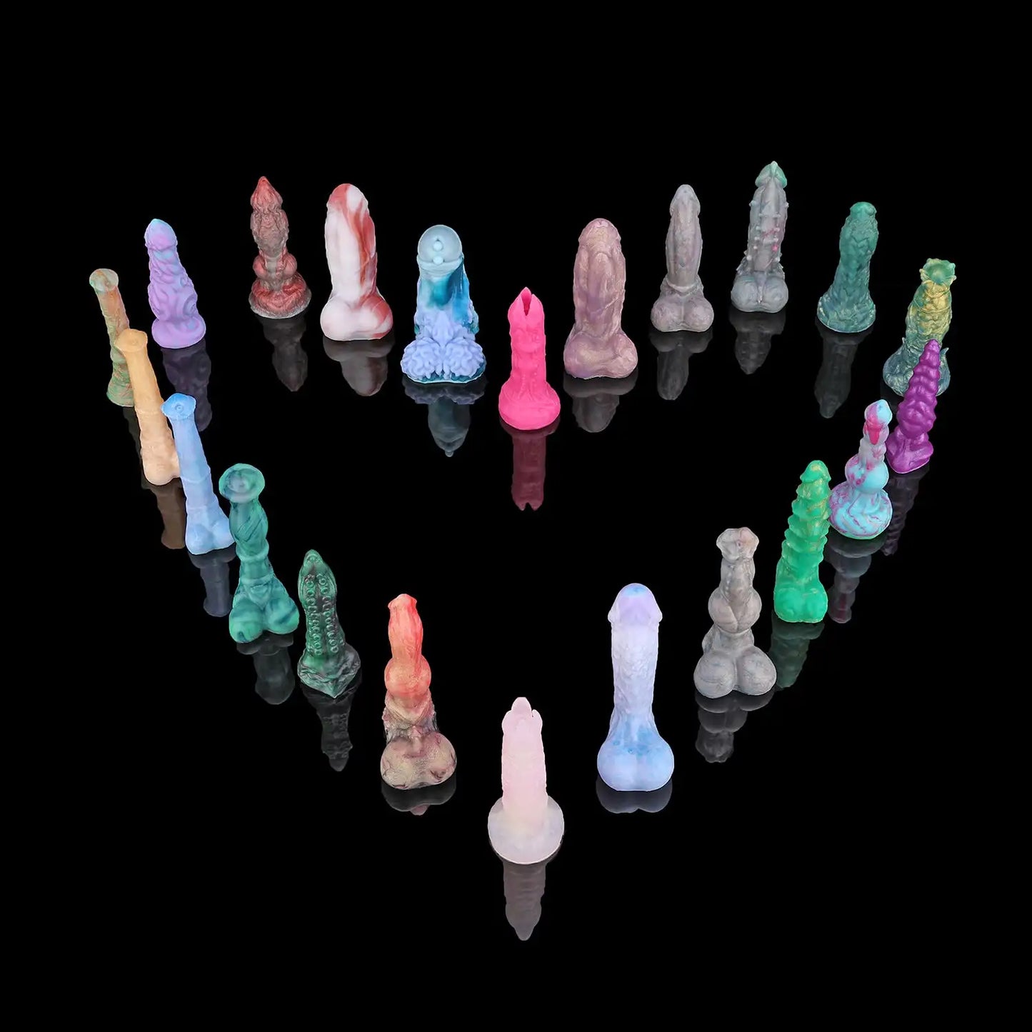 Nothosaur 15pcs/set mini Anal Sex Toys Butt fantasy Mini Dildo ,Release stress Reduce stress ,decompress toys, Art, Gifts, Decor