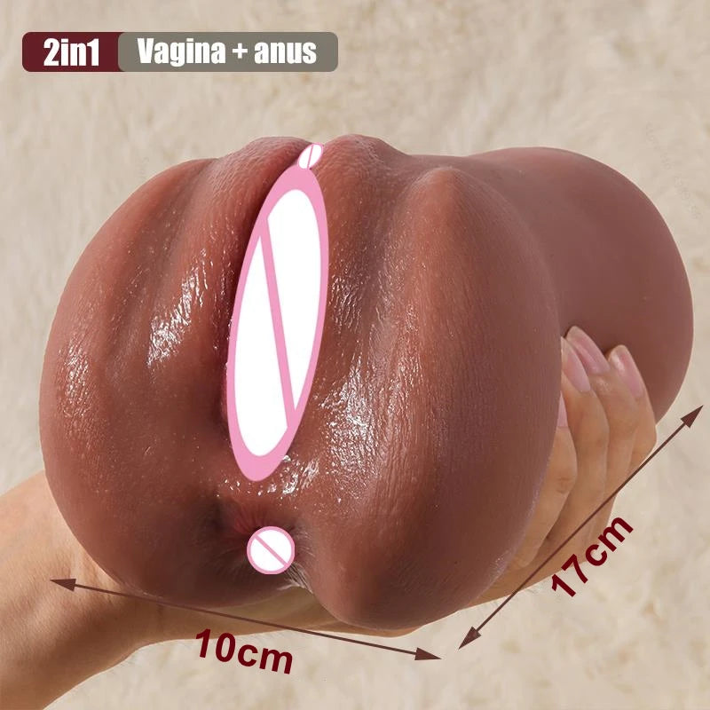 Soft Artificial Vagina Pocket Pusssy for Male Real Silicone Vagina Pocket Pussy Sucking Penis Sex Toys for Men Masturbator Pussy
