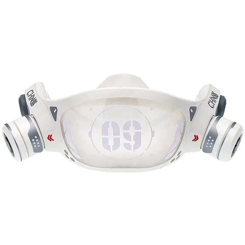 Anime Cyberpunk Cosplay Light Mask Accessories For Women Music Festival Party Masks Sci-fi mechanical mechs Mask Halloween Masks