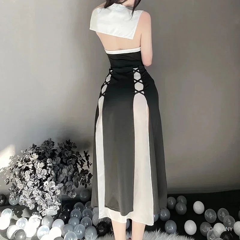 Cute Nun Costume Original Halloween Party Sister Roleplay Outfit Anime Girls Carnival Out Fancy Dress Sexy Women Cosplay Uniform
