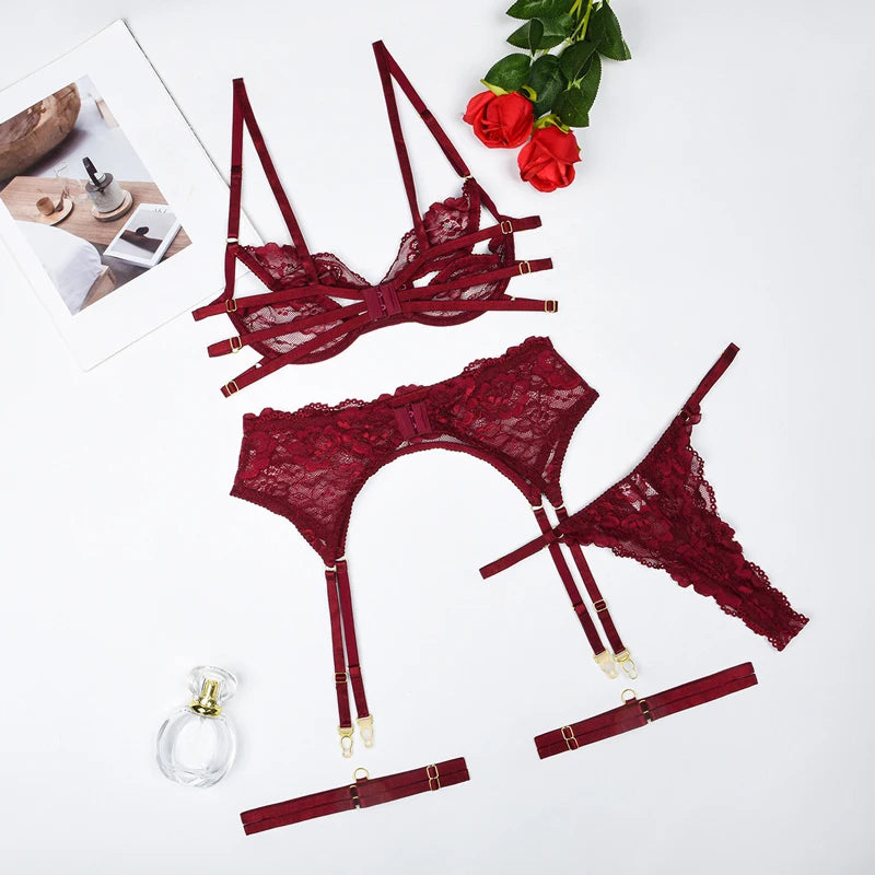 Thongs Woman Lingeries Women's Sexy Underwear Bras for Women Bra Sex Lingerie Sexy Set Womens Full Network Lingerie Femme Sexys