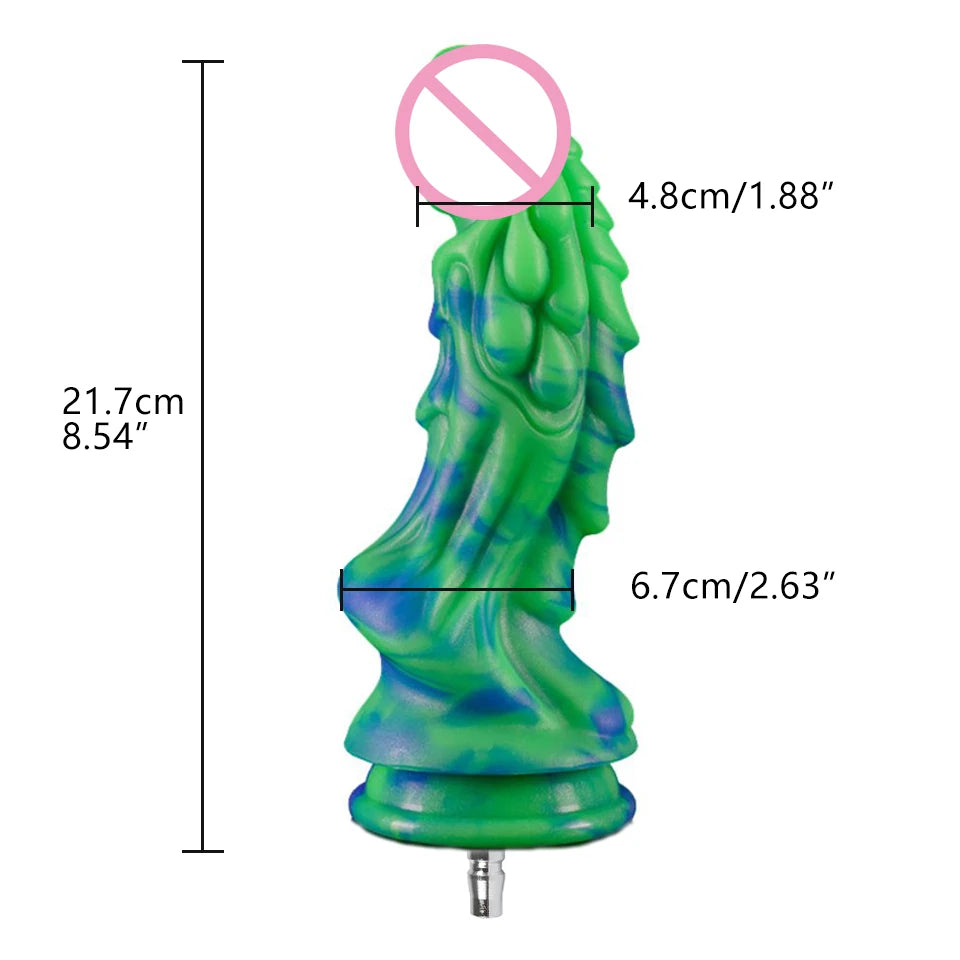 ROUGH BEAST Silicone Dildo Attachment for Vac-U-Lock Sex Machine Anal Plug Accessories Masturbation Machine Automatic Sex Toys