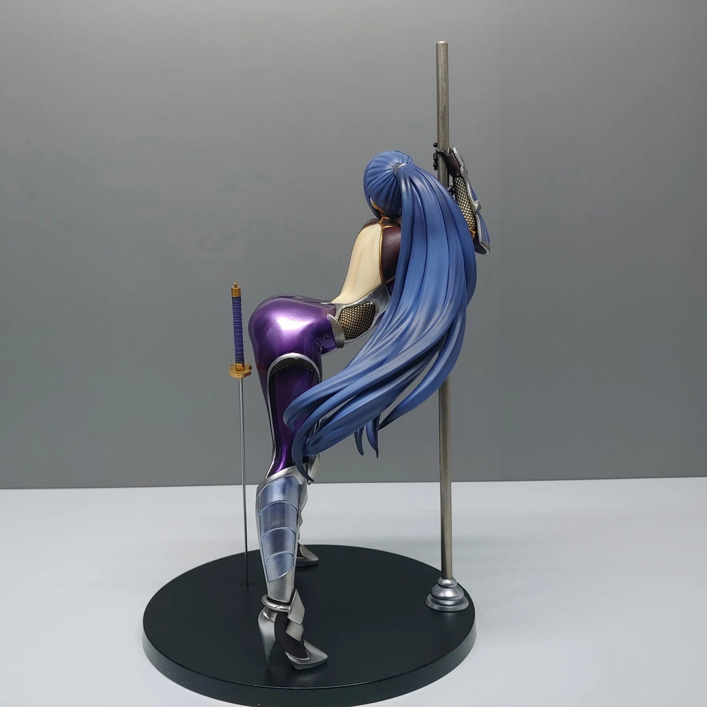 22CM Taimanin Yukikaze 2 Akiyama Rinko 1/7 Pole Dance Ver Girl Anime Action Figures PVC Collection Doll Model Toys Gift