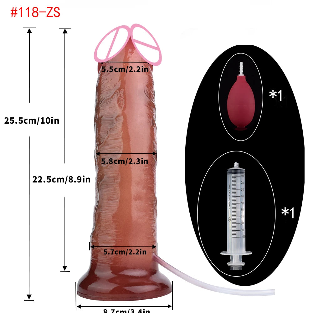 ASHBURN BLOODLINE RITE – Suction Squirting Dildo with Foreskin Detail