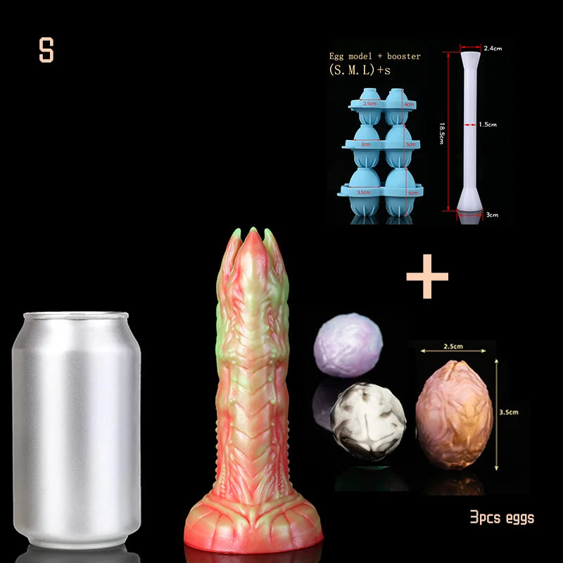 Ovipositor Dildo Masturbation Cup Dildo Lay eggs Enlargers Women Sex Toys