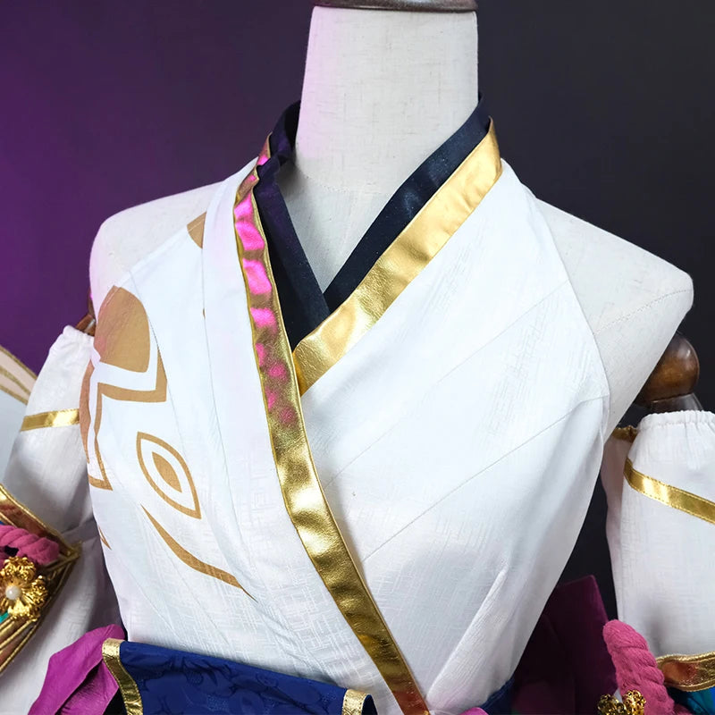 ROLECOS Game LOL Prestige Spirit Blossom Lux Cosplay Costume Game LOL Lux Cosplay Outfit Halloween Women Suit New Skin