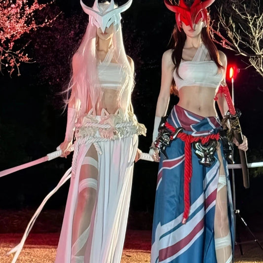 Yone Cosplay Costumes Game LoL The Unforgotten Yone Role Play sexy dress Uniform Halloween Carnival Outfits For Male And Female