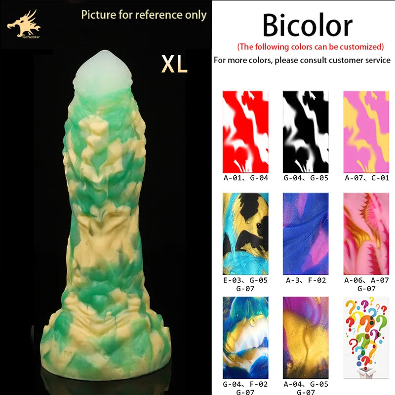 Nothosaur OPALEYE II Barbs Dildo Glowing Realistic Big Penis Huge Butt Plug Anal Sex Toy for Women