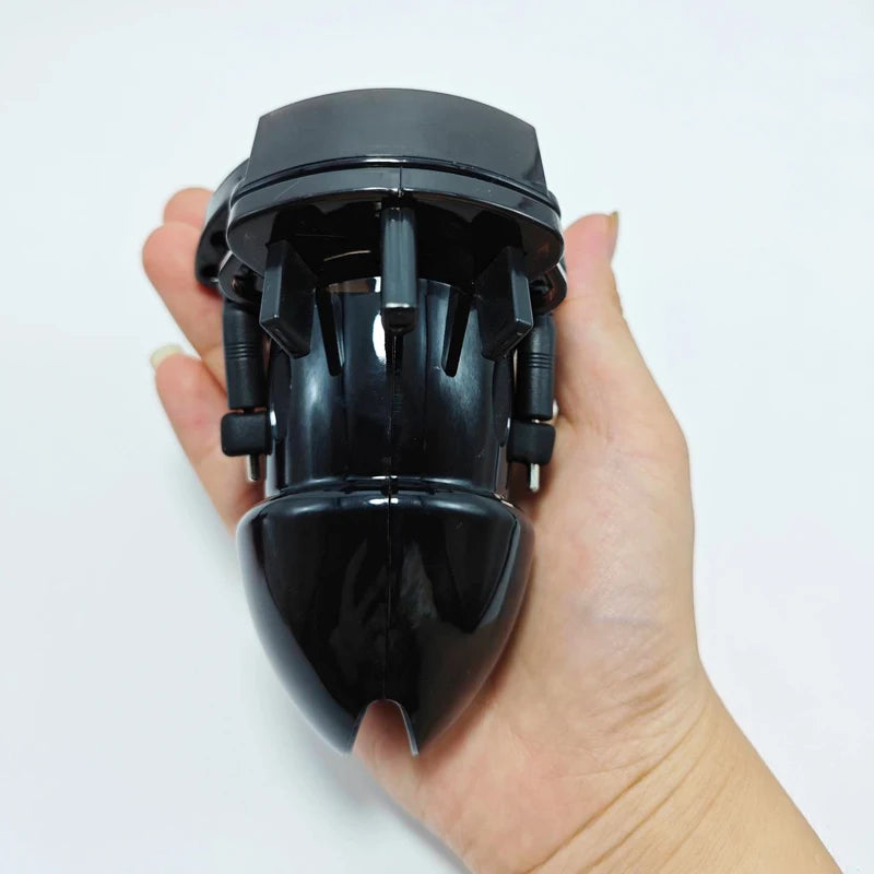 E stim Toys for Men,BDSM Electro Shocker Shock CB6000 Chastity Cock Cage,Electric Sex Penis Ring,Electrostimulation Cock Ring