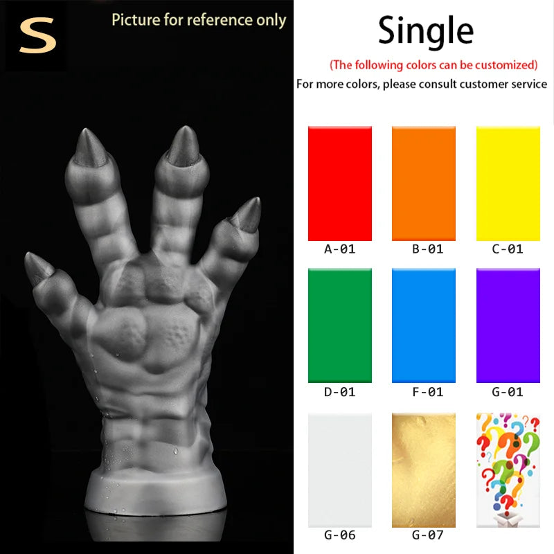 Fantasy Dragon Claw monster Toys Silicone