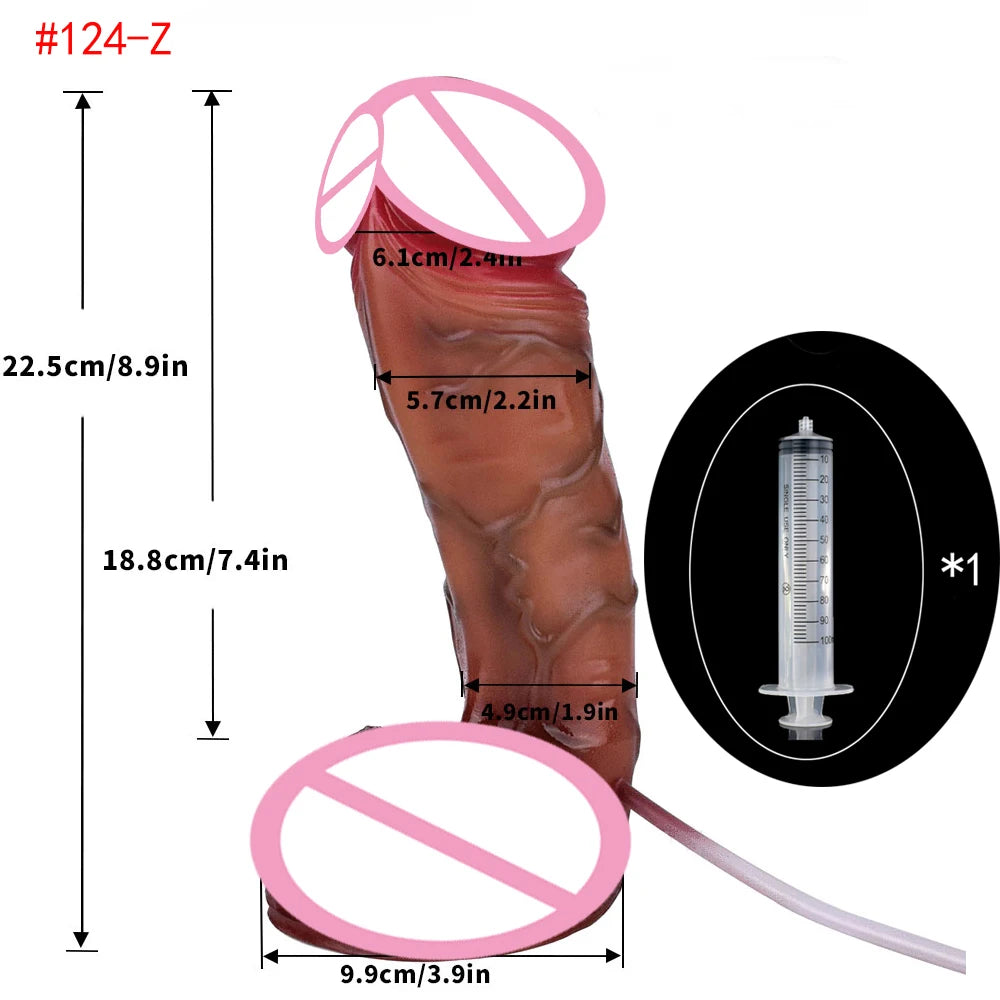 ASHBURN FLOOD RITE – Realistic Squirting Dildo