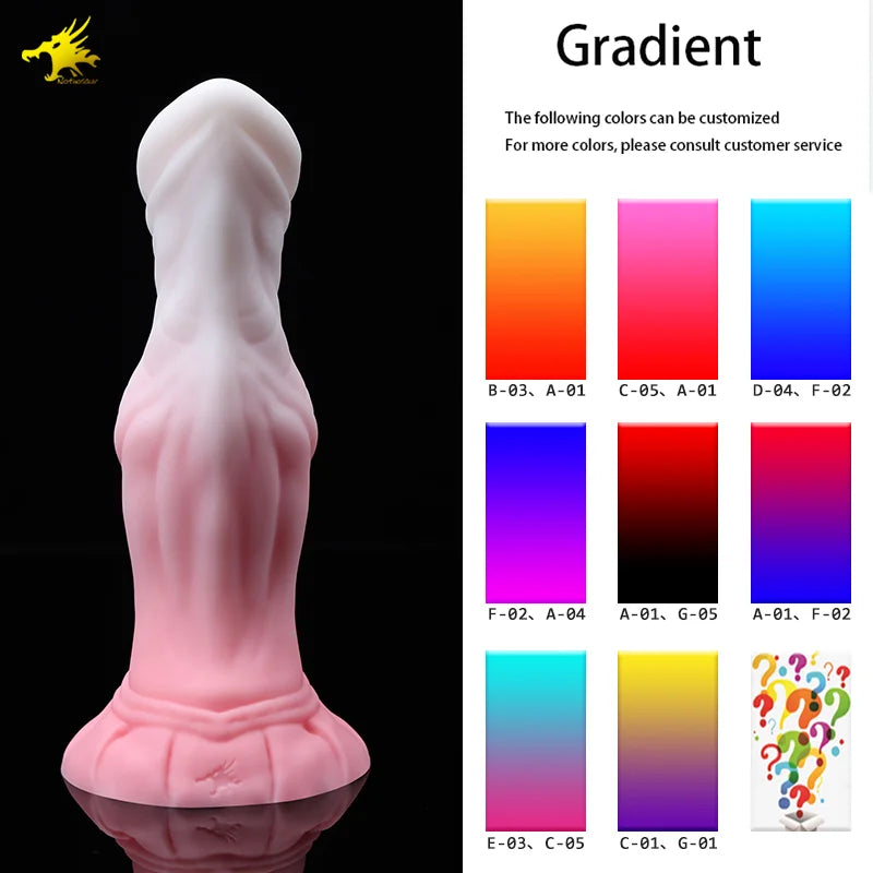Nothosaur New Soft Dildo Color Silicone Toys Realistic Fake Penis Adult Fantasy Dildo Holder Masturbation Sex Toys