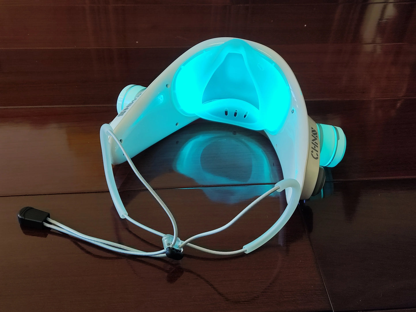 Anime Cyberpunk Cosplay Light Mask Accessories For Women Music Festival Party Masks Sci-fi mechanical mechs Mask Halloween Masks
