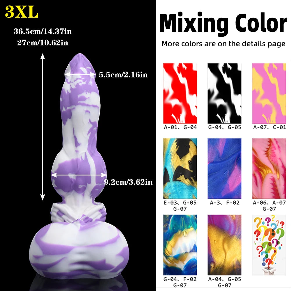 GRAEMEN Giant Knot relic Silicone S-XL 14.9 IN