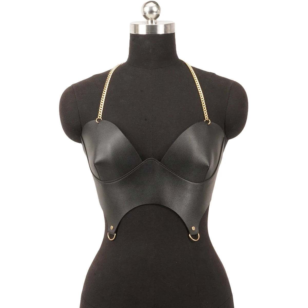 Punk Pu Leather Corset Top Black Corset Fashion Corset Women Bustier Top Corset Top Corset Top Gothic Clothing Accessorie