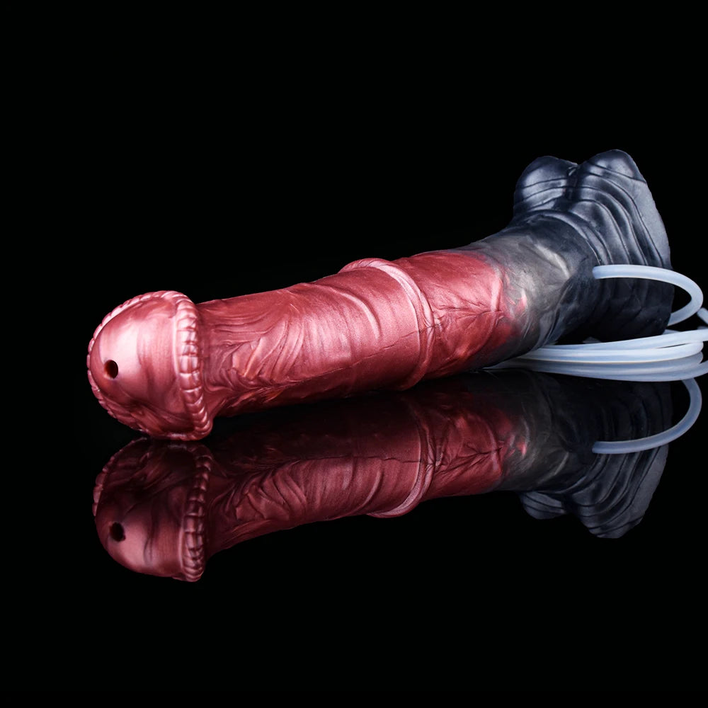 ASHBURN FERAL MUSTANG – Long Squirting Silicone Dildo with Suction Base
