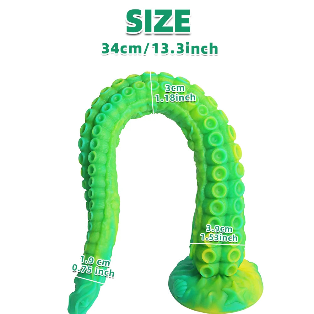 Octopus tentacles Dildo Soft Anal Plug Silicone Long Butt Plug Anus Expansion Prostate Massager Vagina Adult Sex Toys Sex Shop