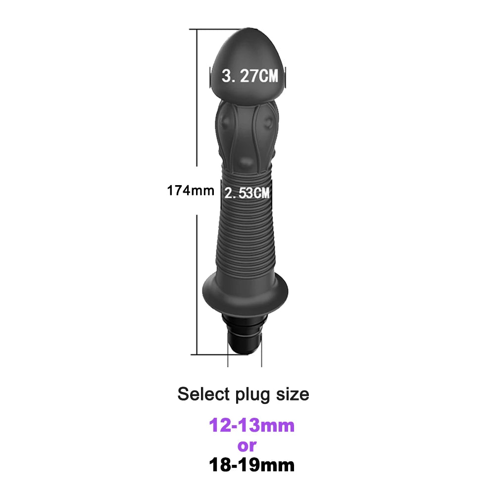 Massage Gun Heads vibration dildo penis adult sex toys silicone head VIBRAT for Fascia gun percussion Vibrators for Female Man