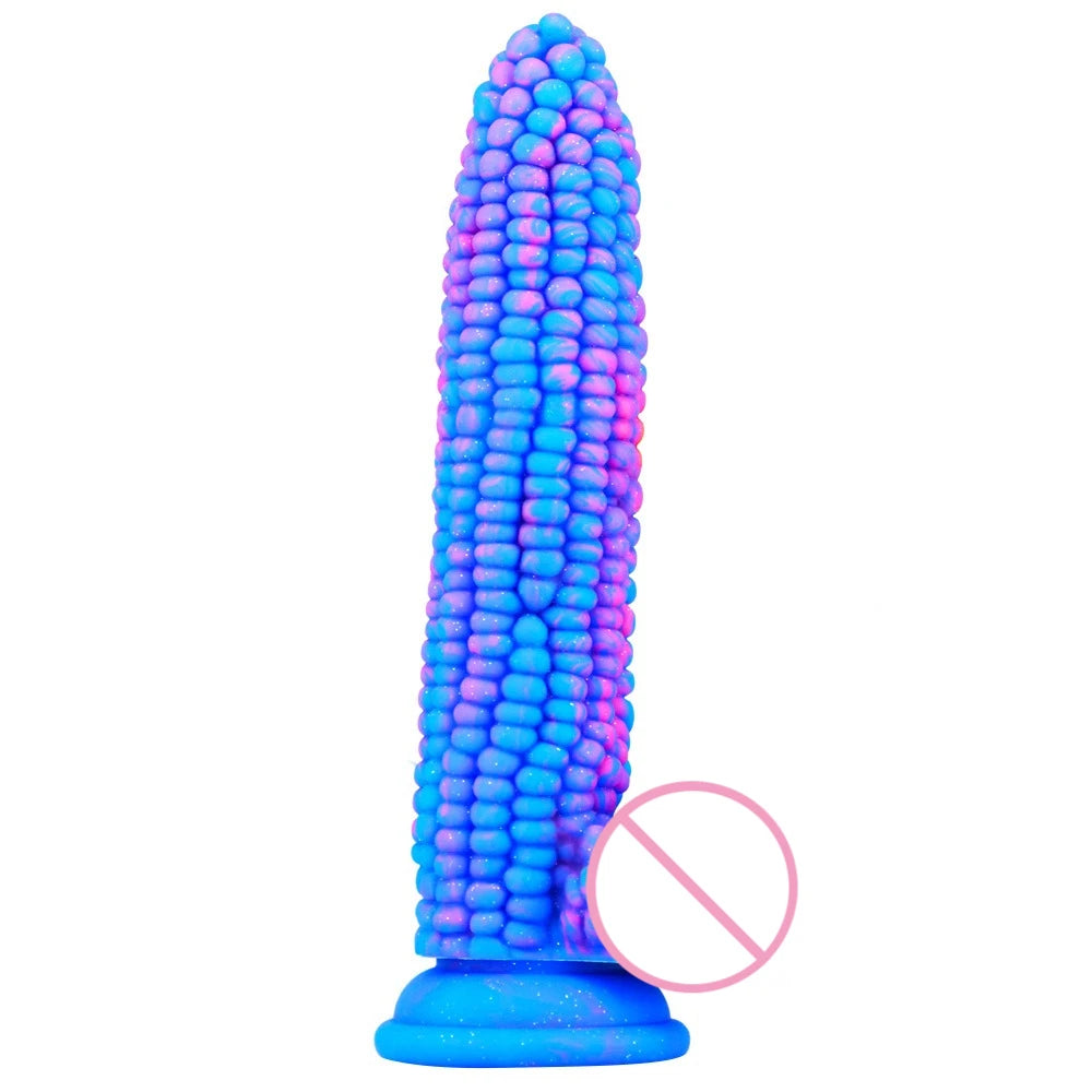 3 colors Corn Particles Penis Pvc Dildo Penetration Anal Plug Suction Cup Anal Expander Dildo Cock Simulation Butt Plug Gode 18+