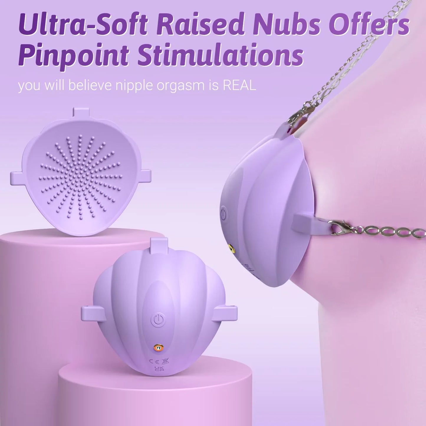 APP Control Nipple Vibrator Wearable Nipple Breast Massage Sex Toys for Women Female G Spot Nipple Sucking Stimulation bdsm Toys