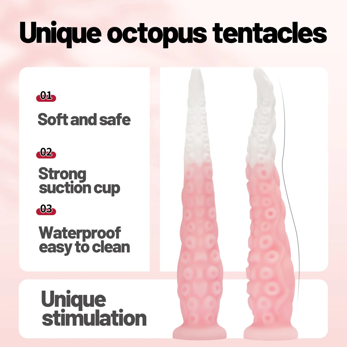 Alien Octopus Tentacle Anal Plug G-spot Clit Stimulation Prostate Orgasm Adult Sex Toy Unique Pleasure Available in Four Sizes